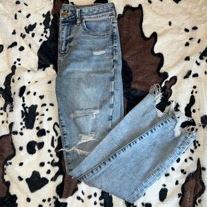 high rise American eagle skinny jeans